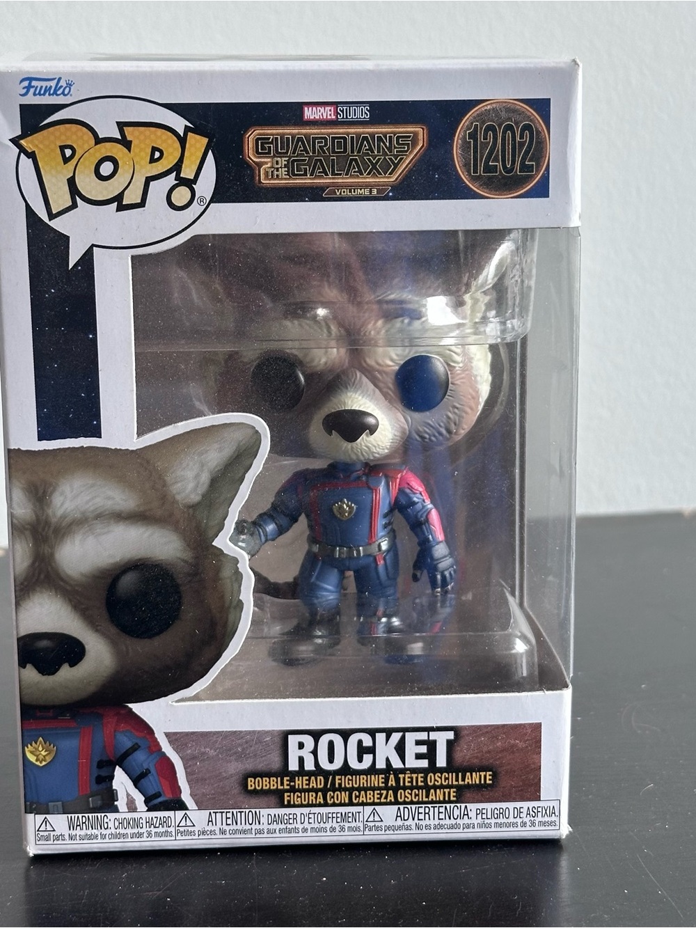 Funko Pop Rocket #1202 Guardians of the Galaxy Vol. 3 Marvel Vinyl Figure